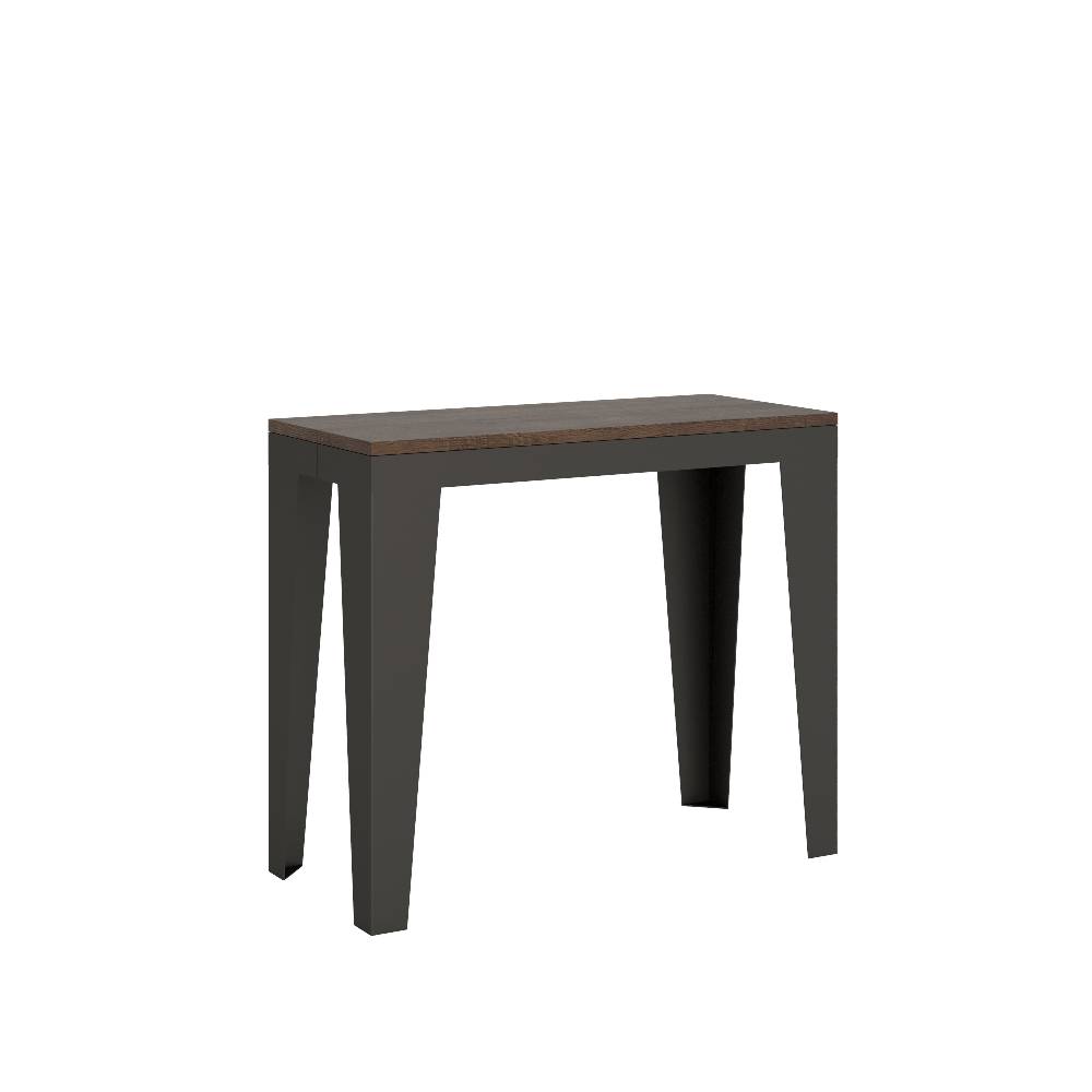 Itamoby Consolle Flame Evolution Noce telaio Antracite