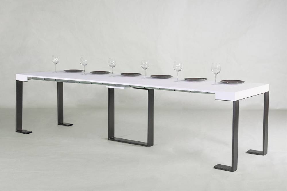 Itamoby Consolle Futura Bianco Frassino Telaio Antracite