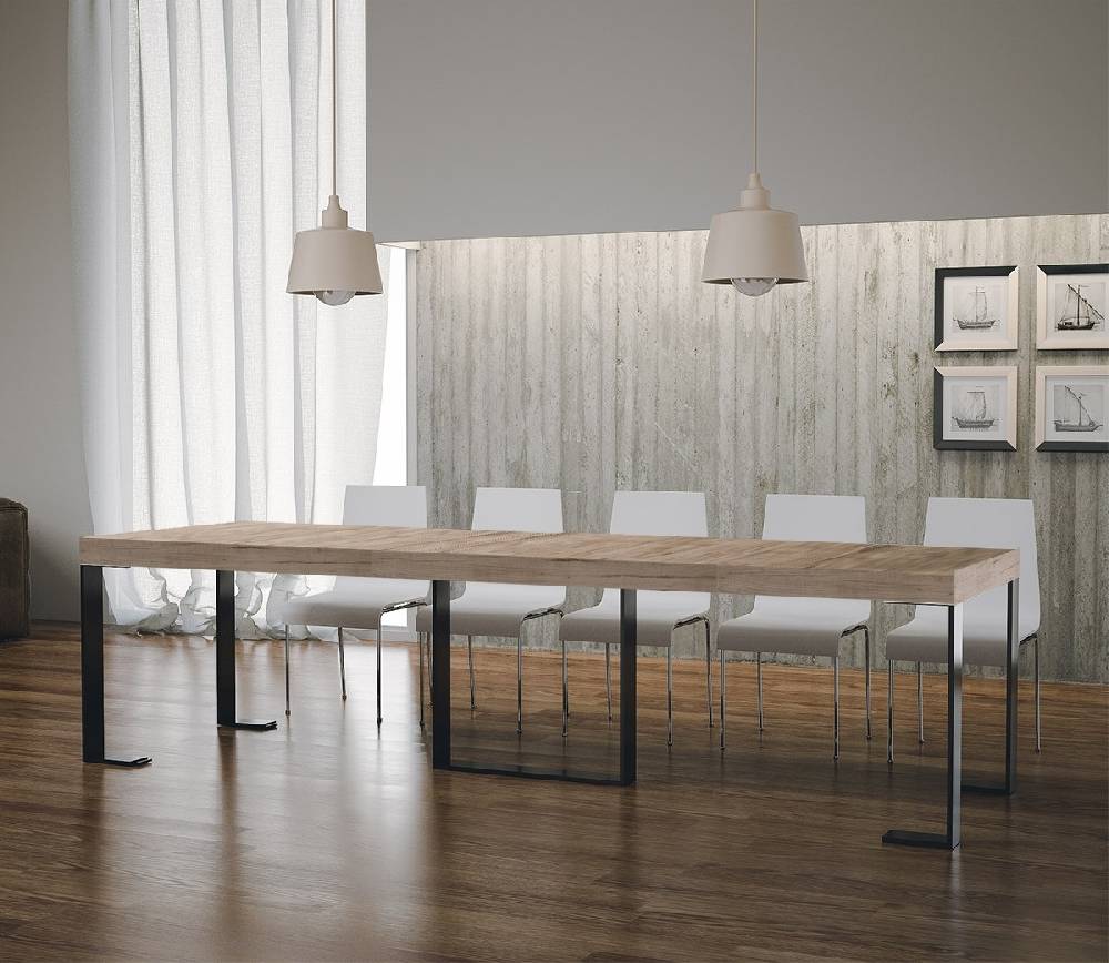 Itamoby Consolle Futura Premium Quercia Natura Telaio Antracite