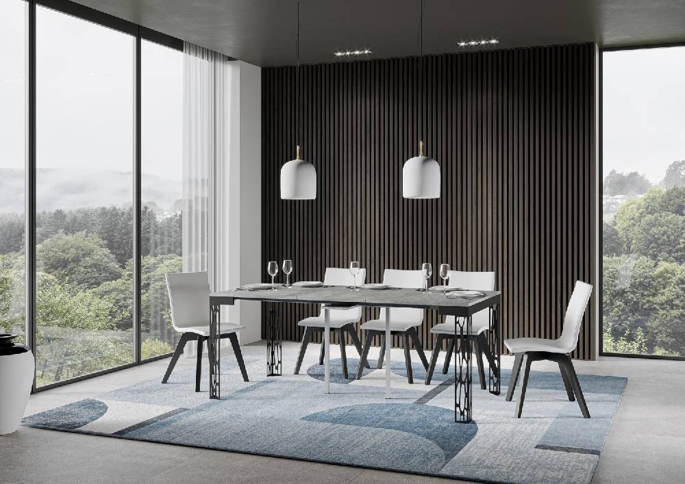 Itamoby Consolle Ghibli Evolution Cemento Gambe Antracite