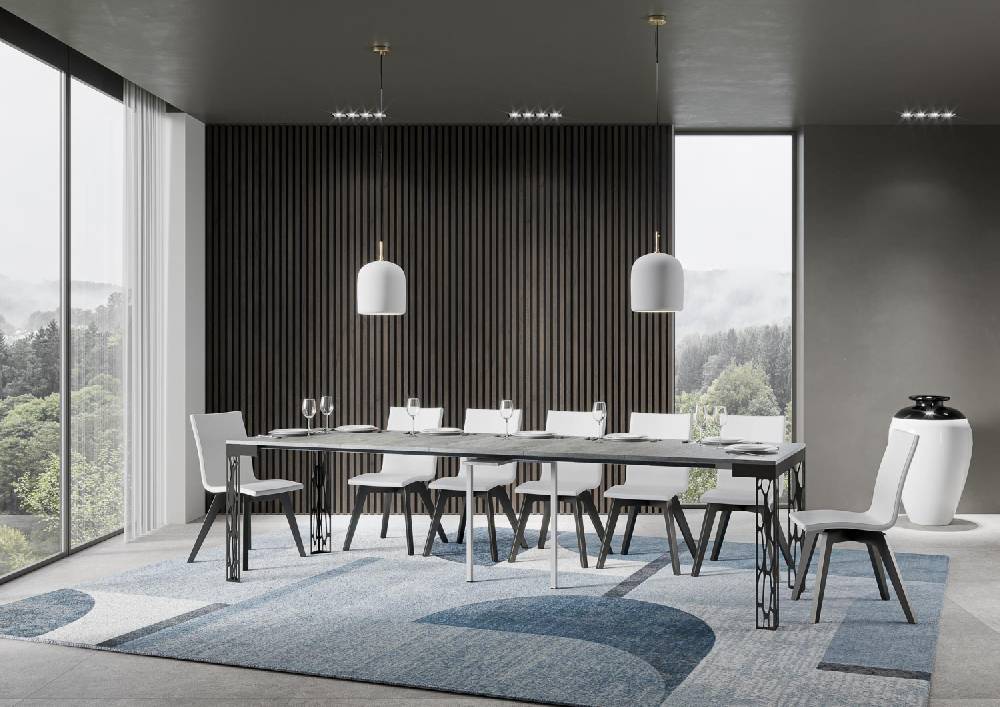 Itamoby Consolle Ghibli Evolution Cemento Gambe Antracite