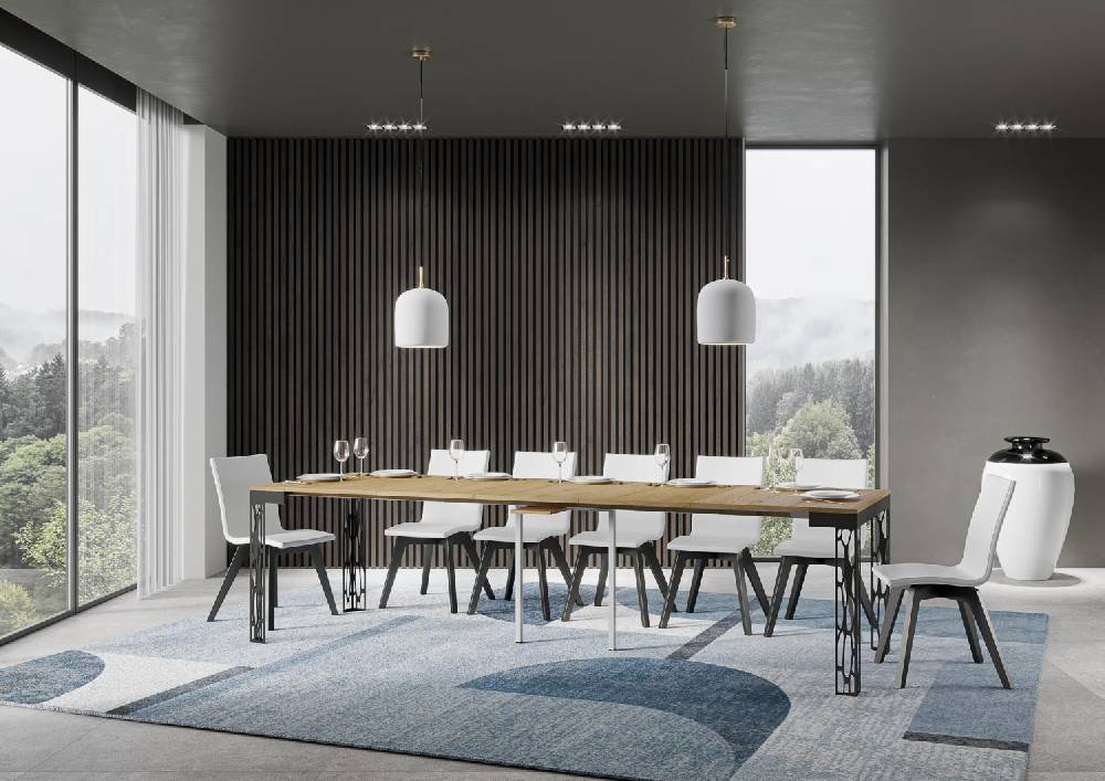 Itamoby Consolle Ghibli Evolution Quercia Natura Gambe Antracite