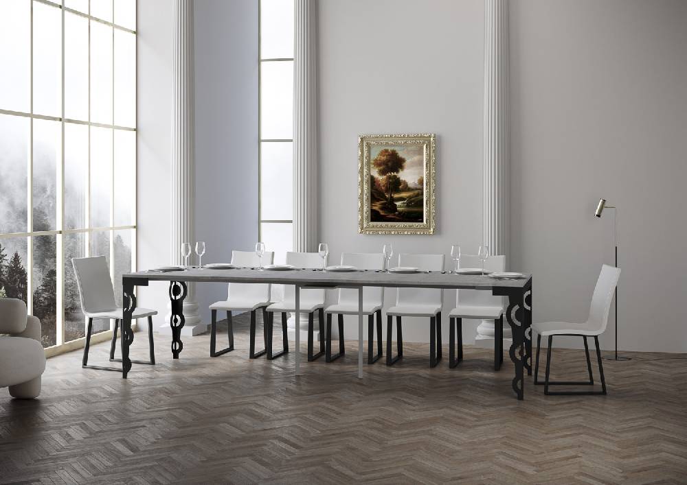 Itamoby Consolle Karamay Evolution Cemento Telaio Antracite