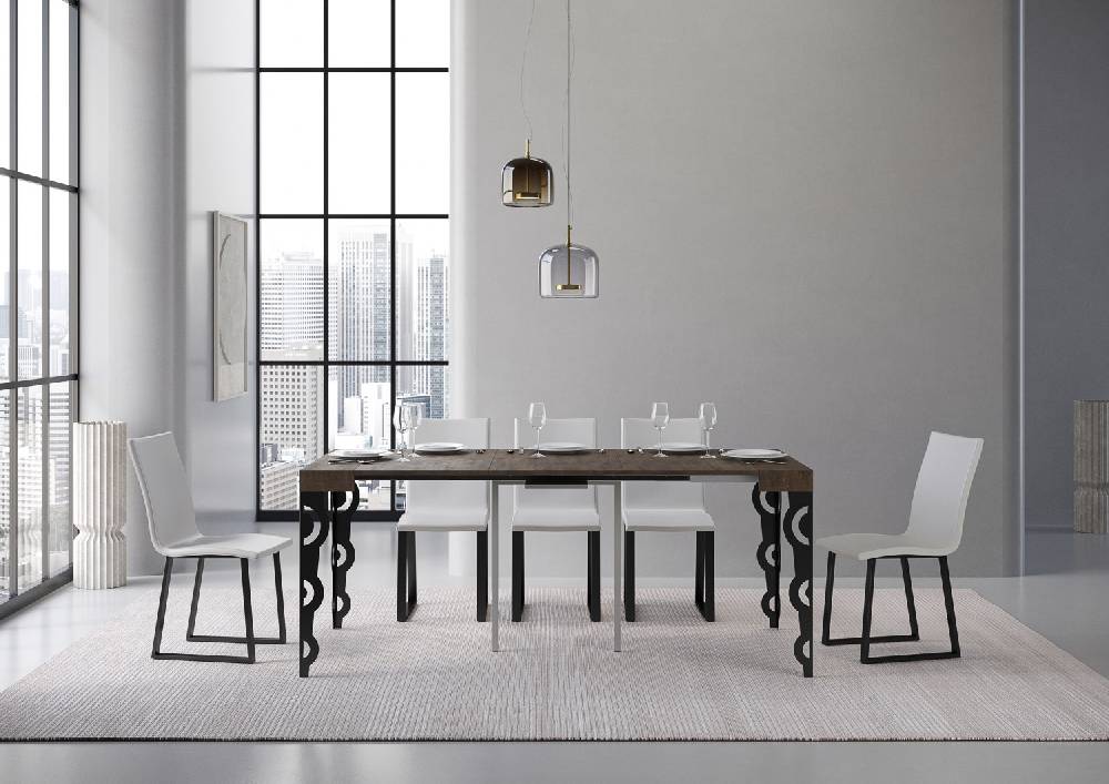 Itamoby Consolle Karamay Small Noce Telaio Antracite