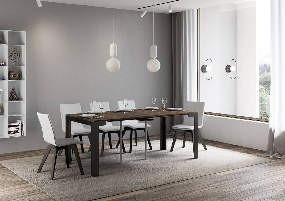 Itamoby Consolle Linea Evolution Noce Gambe Antracite