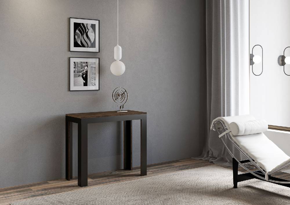 Itamoby Consolle Linea Evolution Small Noce Gambe Antracite