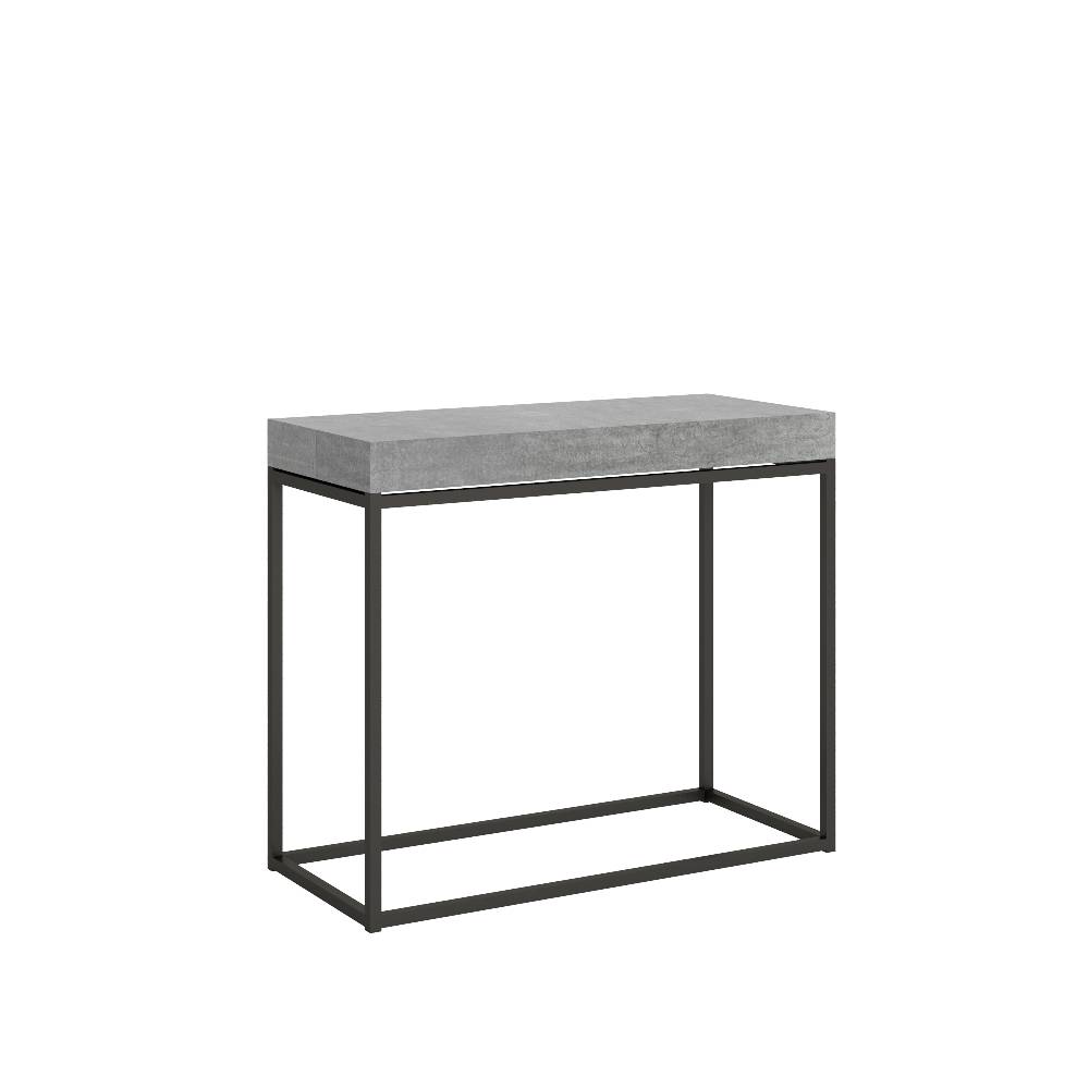 Itamoby Consolle Nordica Premium Cemento telaio Antracite