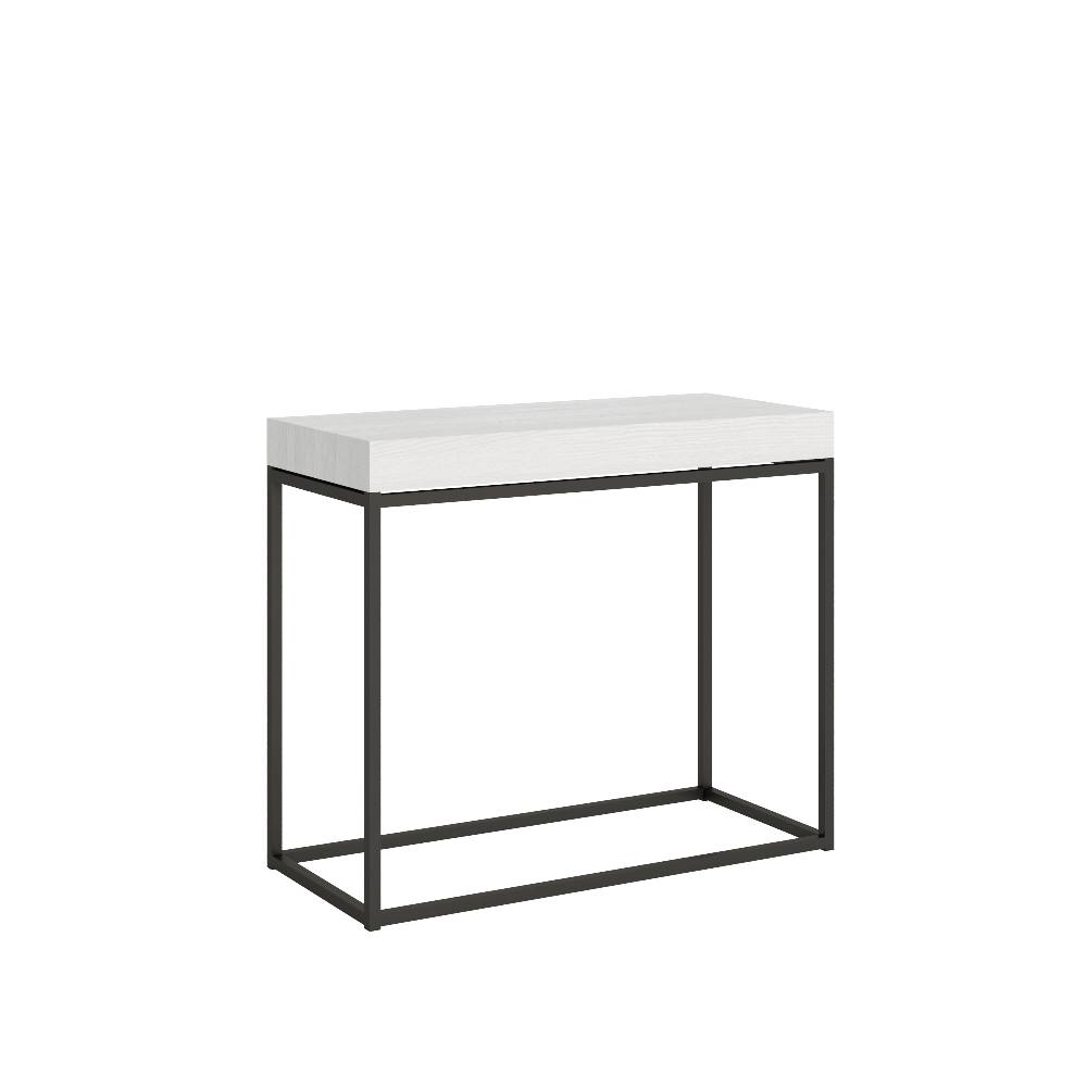 Itamoby Consolle Nordica Small Bianco Frassino telaio Antracite