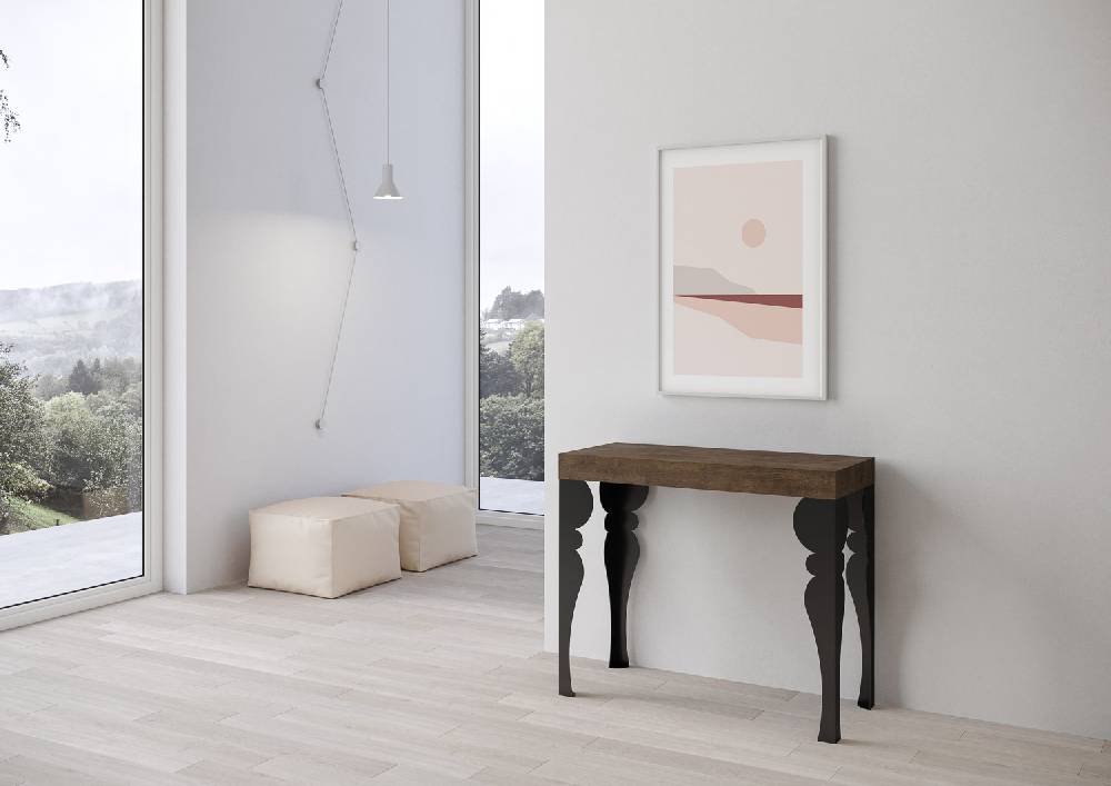 Itamoby Consolle Paxon Premium Noce Telaio Antracite