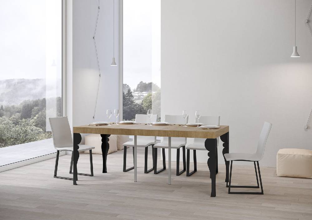 Itamoby Consolle Paxon Premium Quercia Natura Telaio Antracite