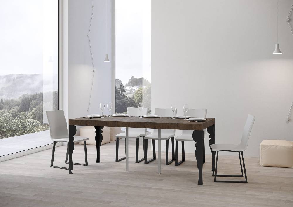 Itamoby Consolle Paxon Small Premium Noce Telaio Antracite