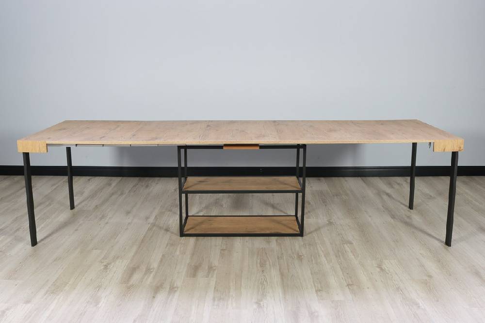 Itamoby Consolle Plano Quercia Natura Telaio Antracite