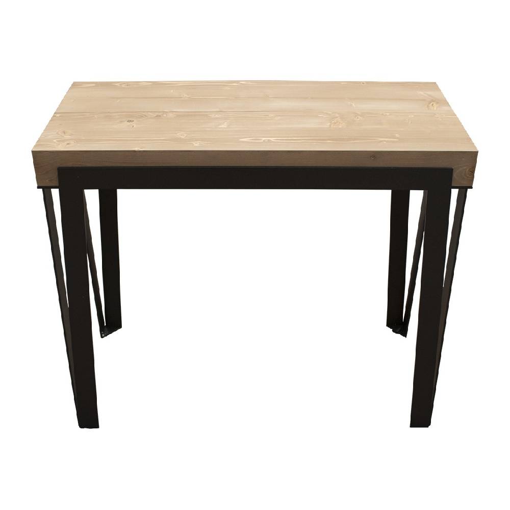 Itamoby Consolle Rio Premium Abete Tinto Telaio Antracite