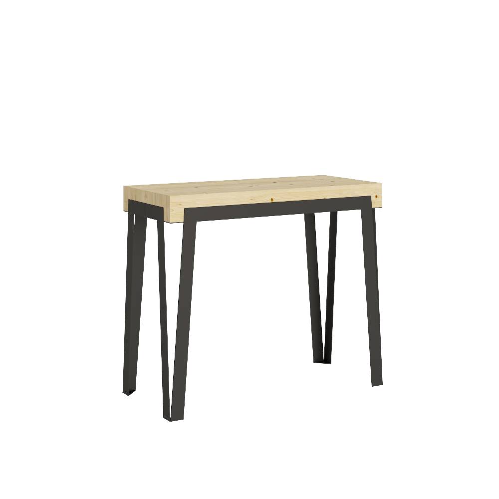 Itamoby Consolle Rio Premium Abete Tinto telaio Ruggine