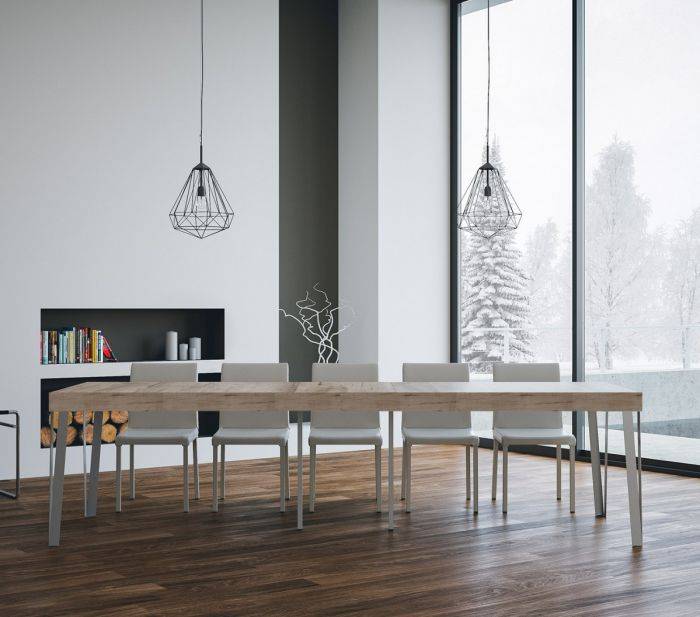 Itamoby Consolle Rio Premium Quercia Natura Telaio Antracite