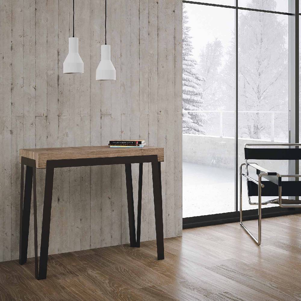 Itamoby Consolle Rio Small Quercia Natura Telaio Antracite