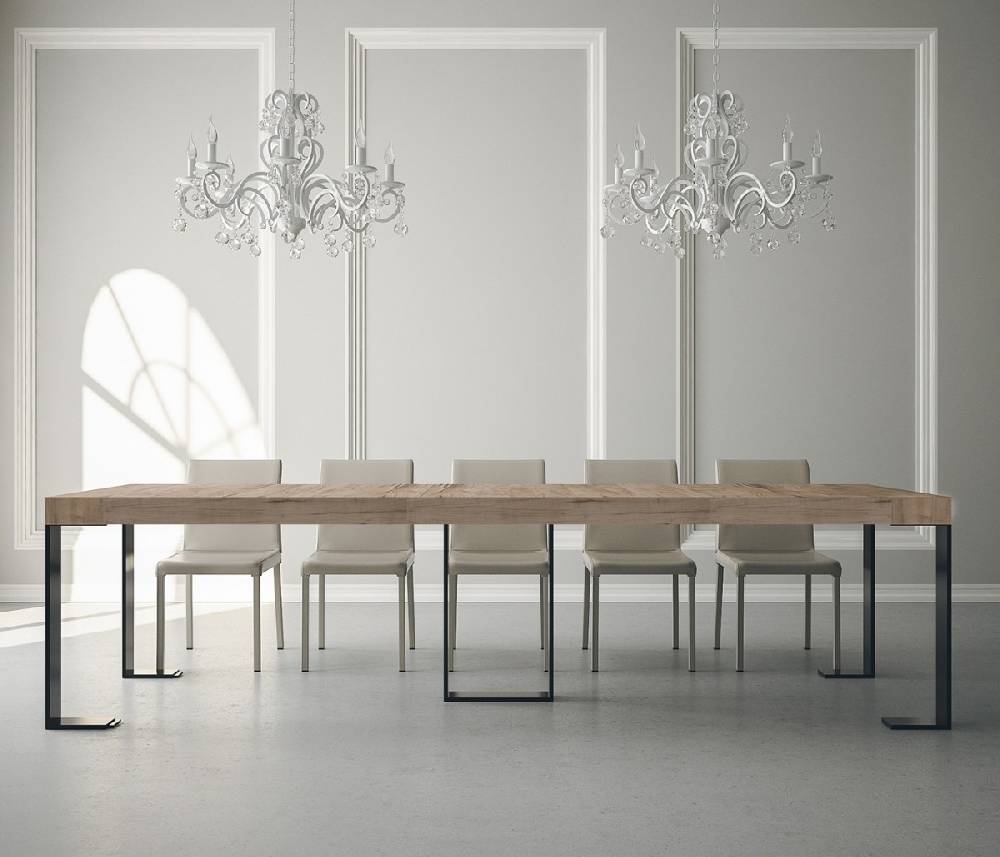 Itamoby Consolle Sintesi Premium Quercia Natura Telaio Antracite