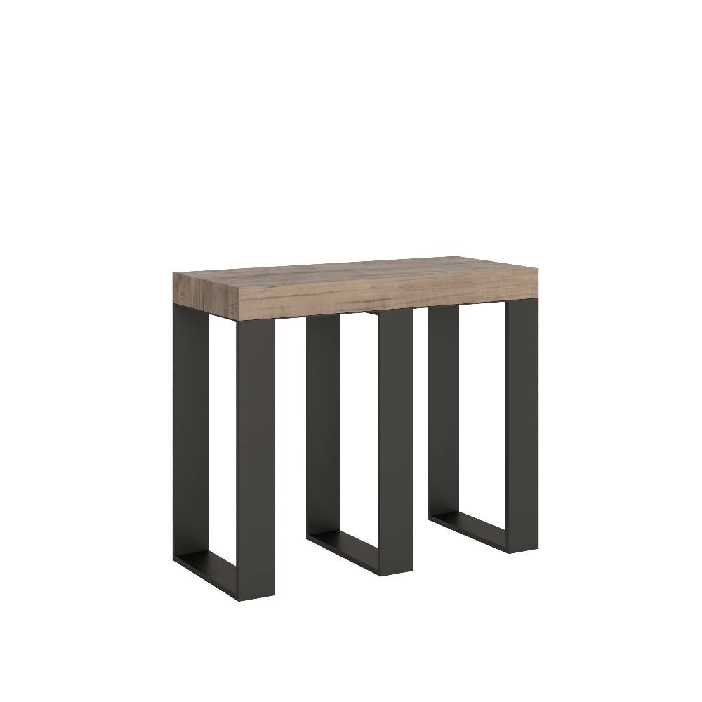 Itamoby Consolle Sintesi Premium Quercia Natura telaio Antracite