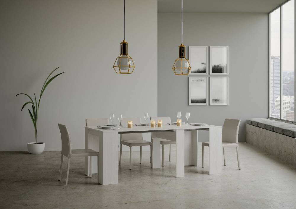 Itamoby Consolle Basic Bianco Frassino