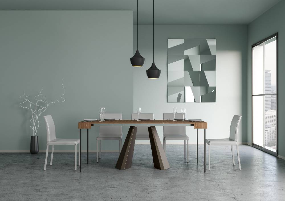 Itamoby Consolle Diamante Abete Tinto Telaio Orso