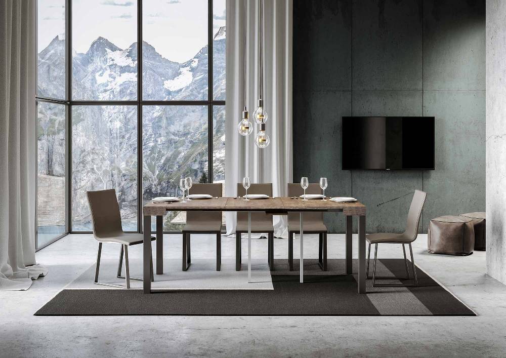 Itamoby Consolle EveryDay Noce Telaio Antracite