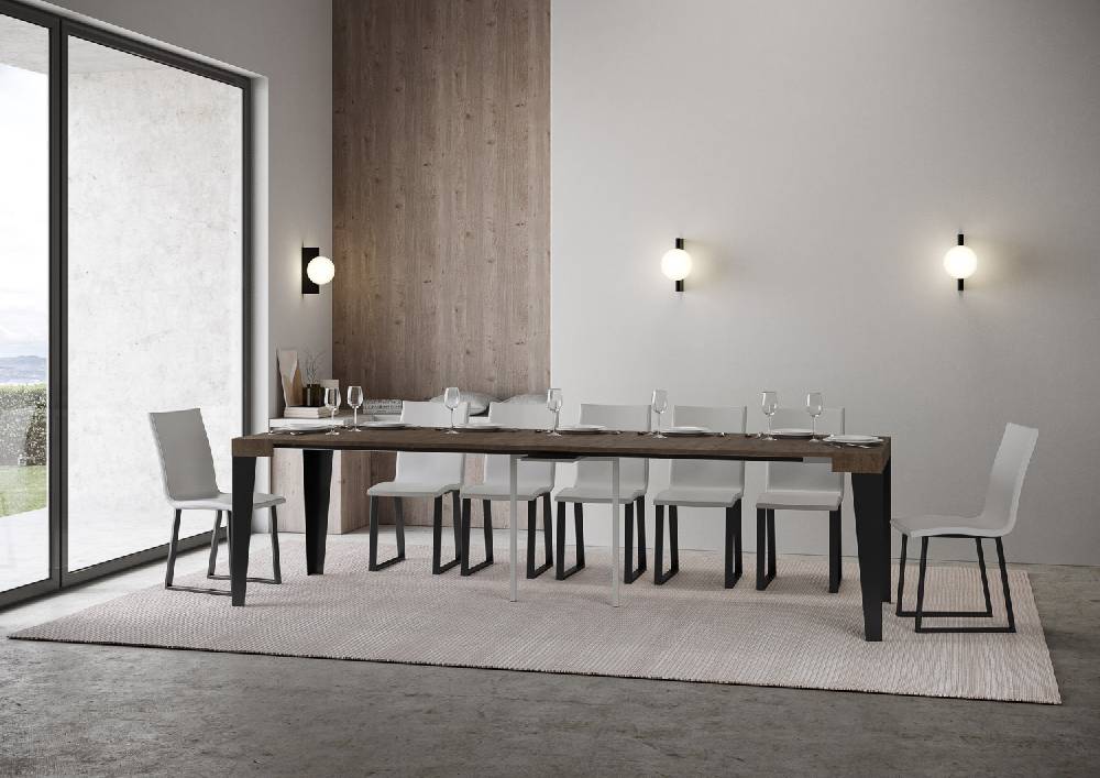 Itamoby Consolle Flame Noce Telaio Antracite