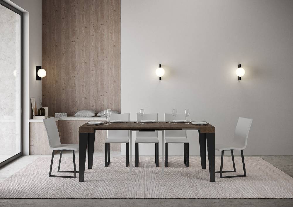 Itamoby Consolle Flame Small Noce Telaio Antracite