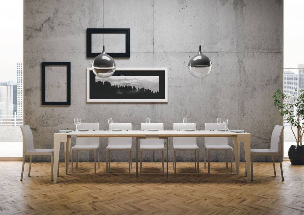 Itamoby Consolle Isotta 90×42 Bianco Frassino