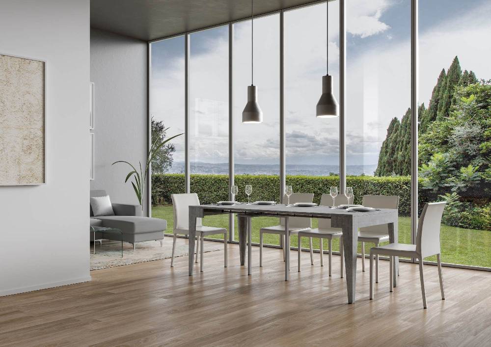 Itamoby Consolle Isotta 90×42 Cemento