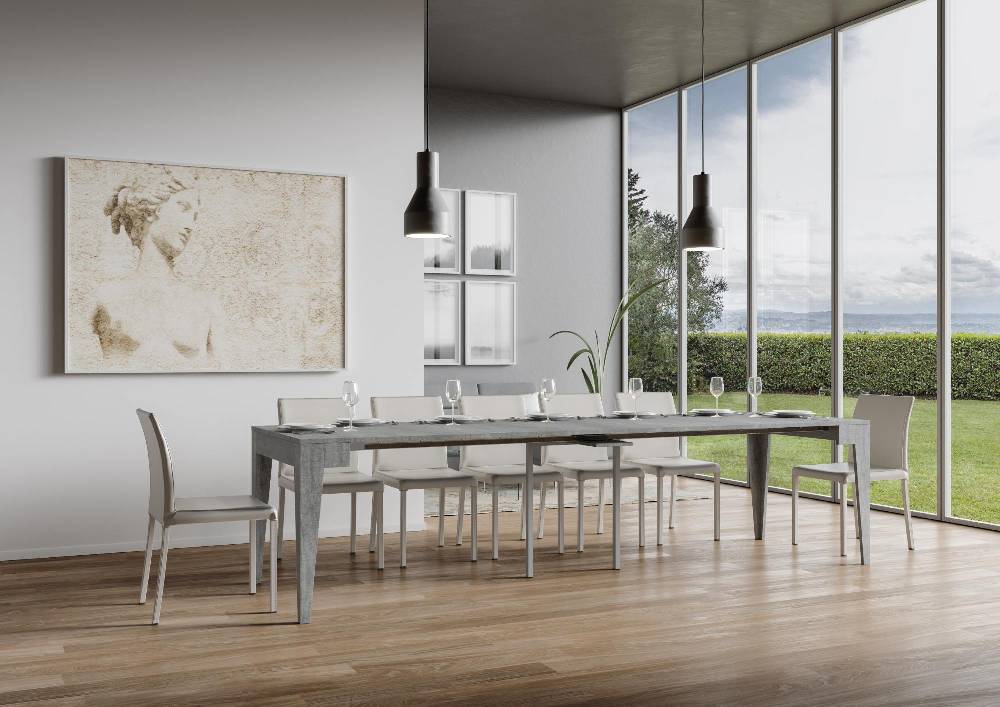 Itamoby Consolle Isotta 90×42 Cemento