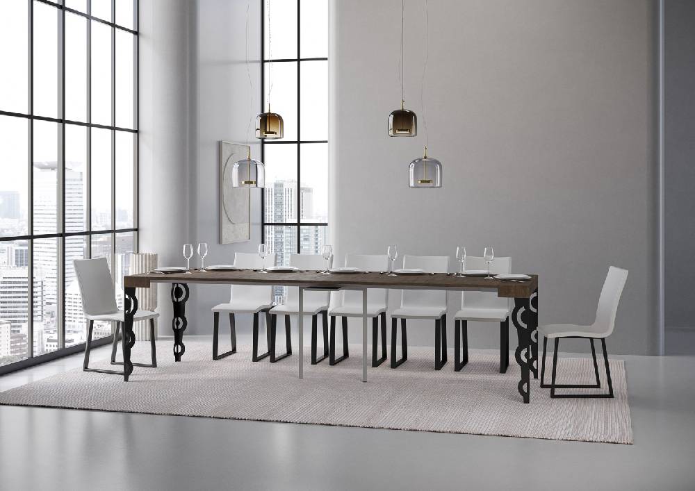 Itamoby Consolle Karamay Noce Telaio Antracite