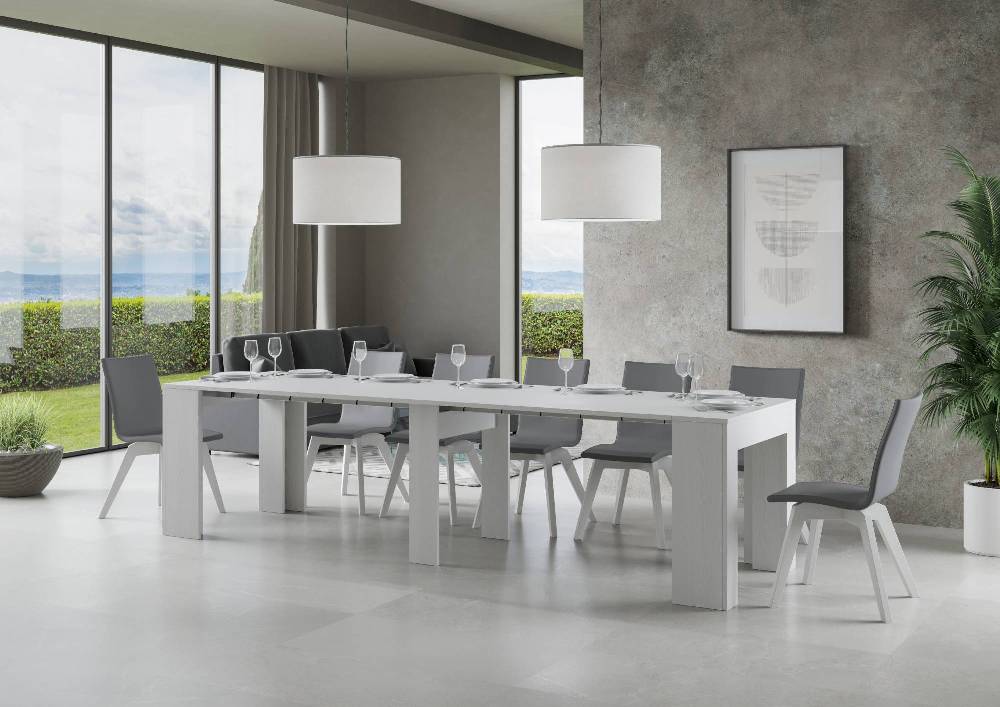 Itamoby Consolle New Extra Bianco Frassino