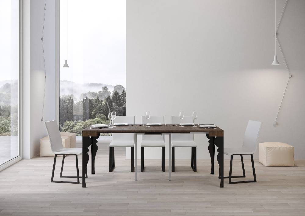 Itamoby Consolle Paxon Noce Telaio Antracite