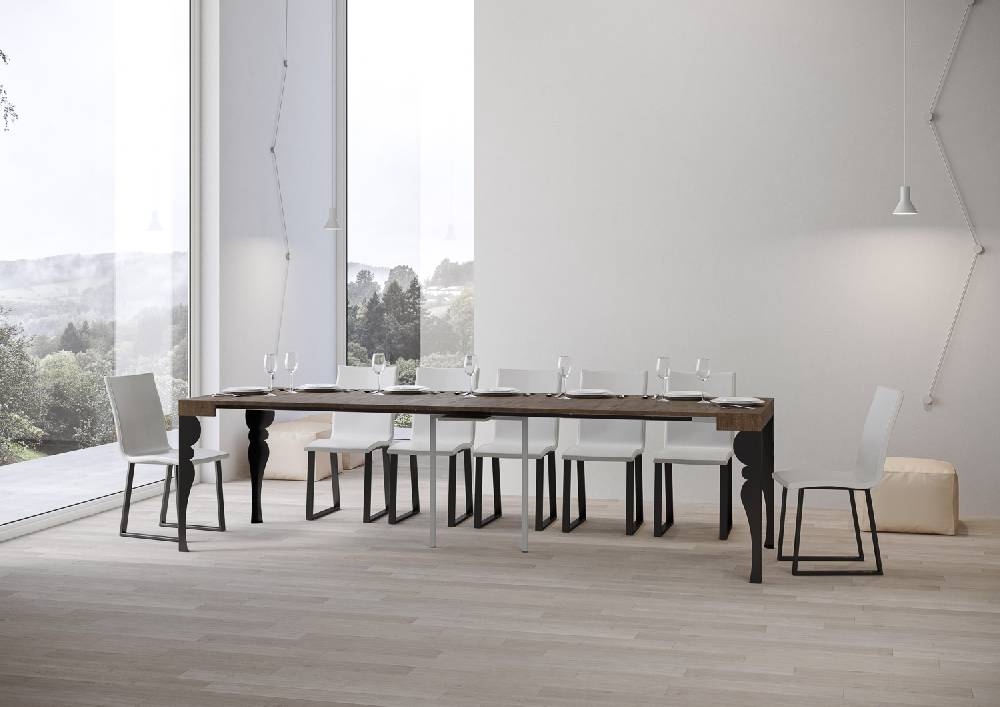 Itamoby Consolle Paxon Noce Telaio Antracite