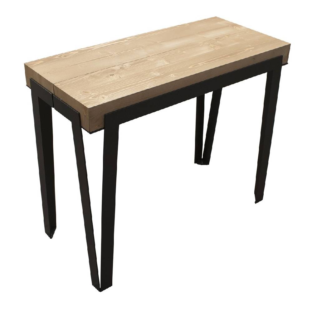 Itamoby Consolle Rio Abete Tinto Telaio Ruggine