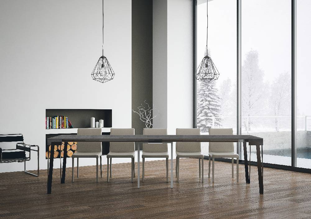 Itamoby Consolle Rio Cemento Telaio Antracite