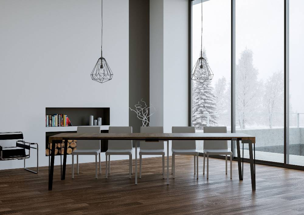 Itamoby Consolle Rio Noce Telaio Antracite