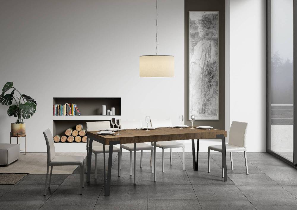 Itamoby Consolle Rio Premium Noce Telaio Ruggine