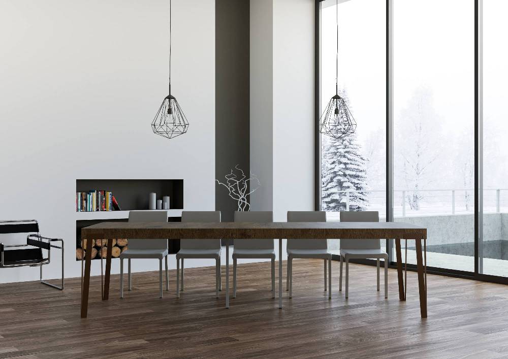 Itamoby Consolle Rio Premium Noce Telaio Ruggine