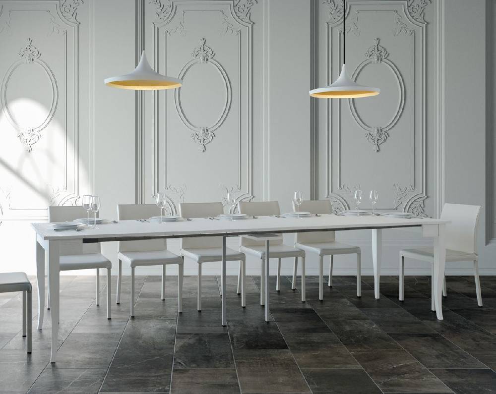 Itamoby Consolle Sciabola Bianco Frassino