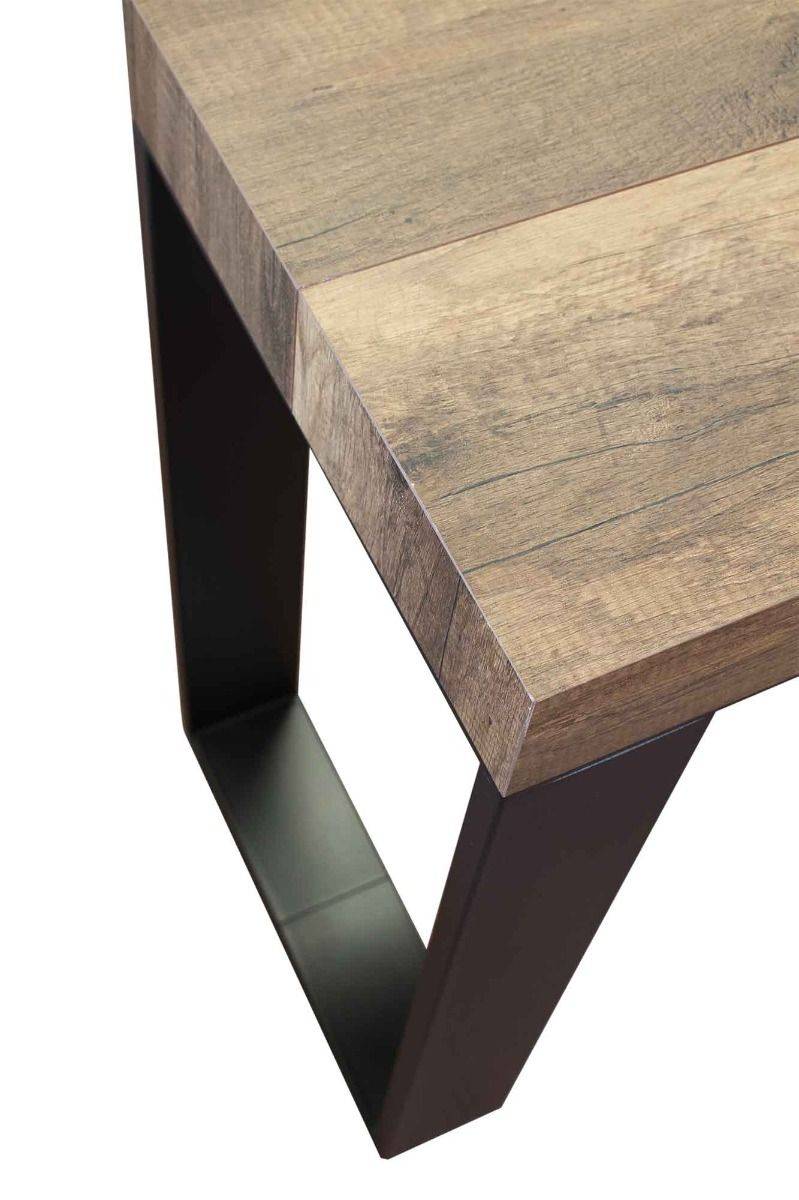 Itamoby Consolle Tecno Small Noce Telaio Antracite