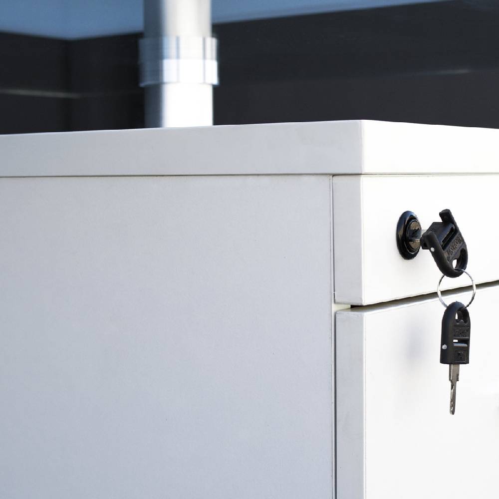 Itamoby Scrittoio B-Desk Con Cassettiera L.125,5 P.65 H.74,5