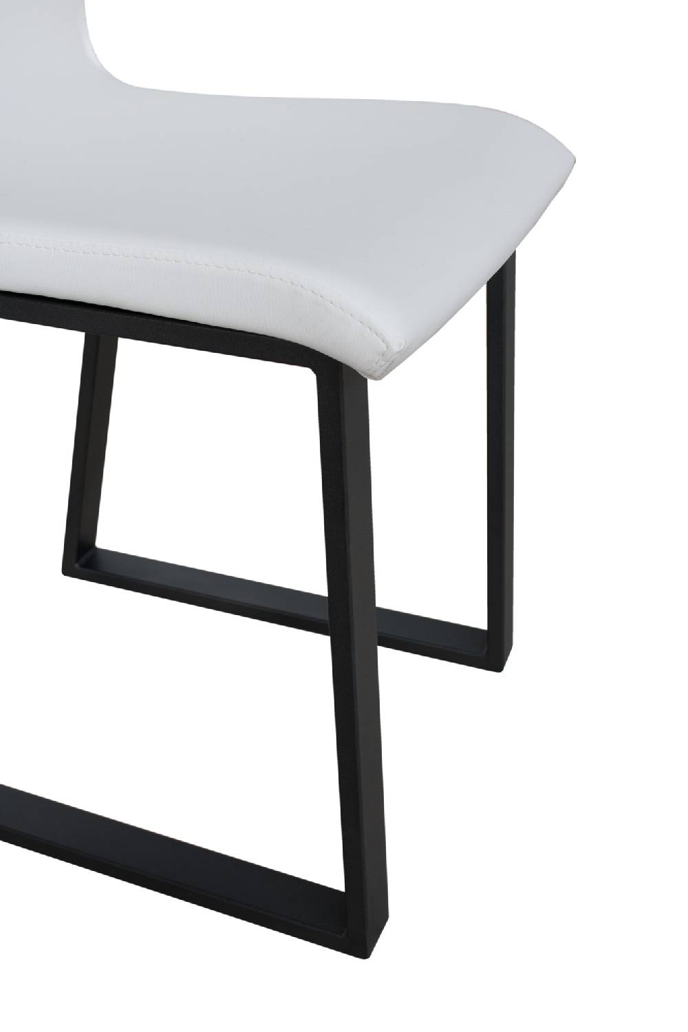 Itamoby Sedia Baffy Gambe Antracite Cuscino Bianca 01 (tipo Tecno)