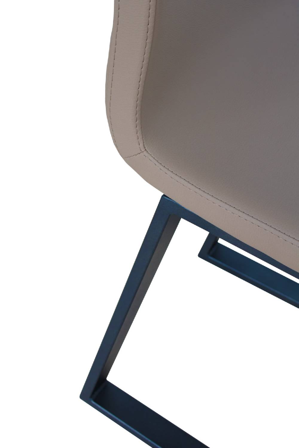 Itamoby Sedia Baffy Gambe Antracite Cuscino Tortora 52 (tipo Tecno)