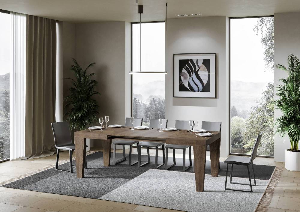 Itamoby Tavolo Allungabile 90×120/224 Cm Spimbo Noce