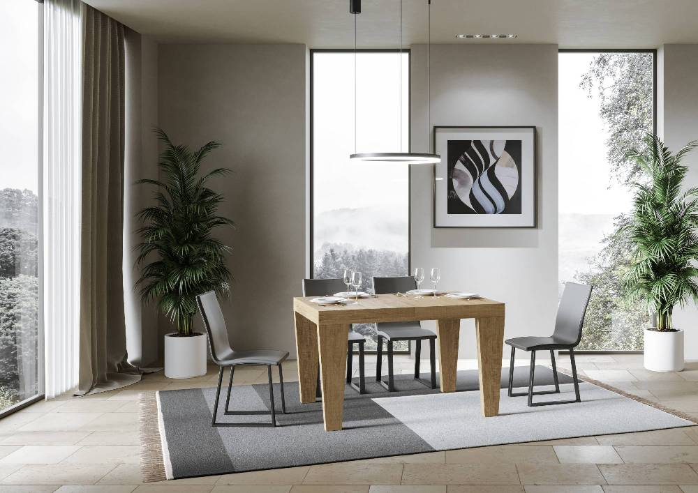 Itamoby Tavolo Allungabile 90×120/224 Cm Spimbo Premium Quercia Natura