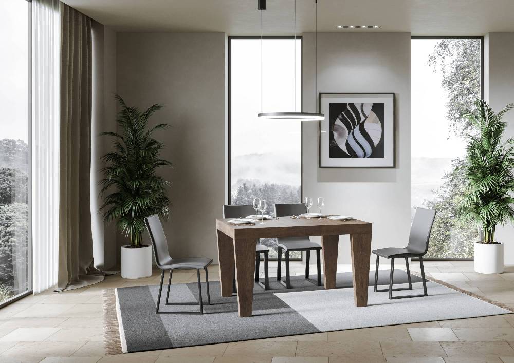 Itamoby Tavolo Allungabile 90×130/234 Cm Spimbo Premium Noce