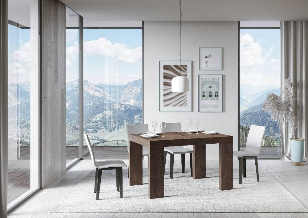 Itamoby Tavolo Allungabile 90×140/244 Cm Roxell Premium Noce