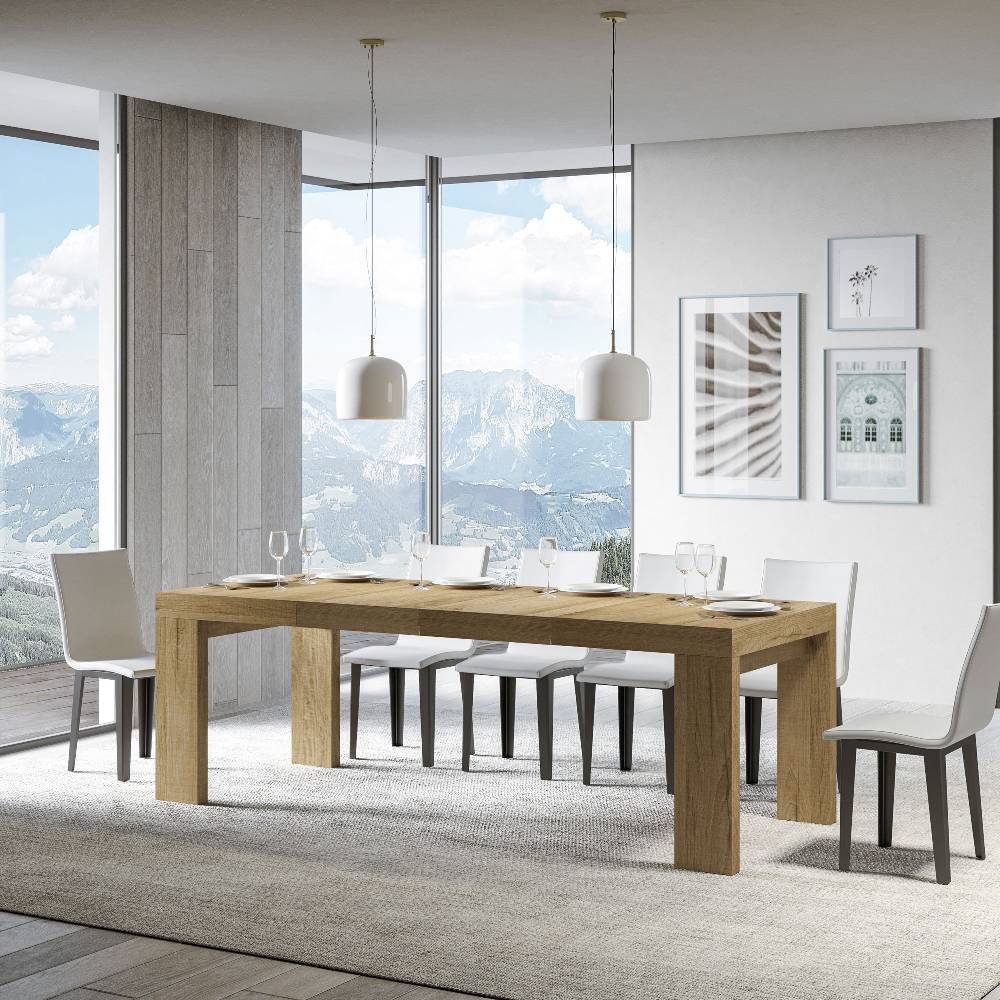 Itamoby Tavolo Allungabile 90×140/244 Cm Roxell Premium Quercia Natura