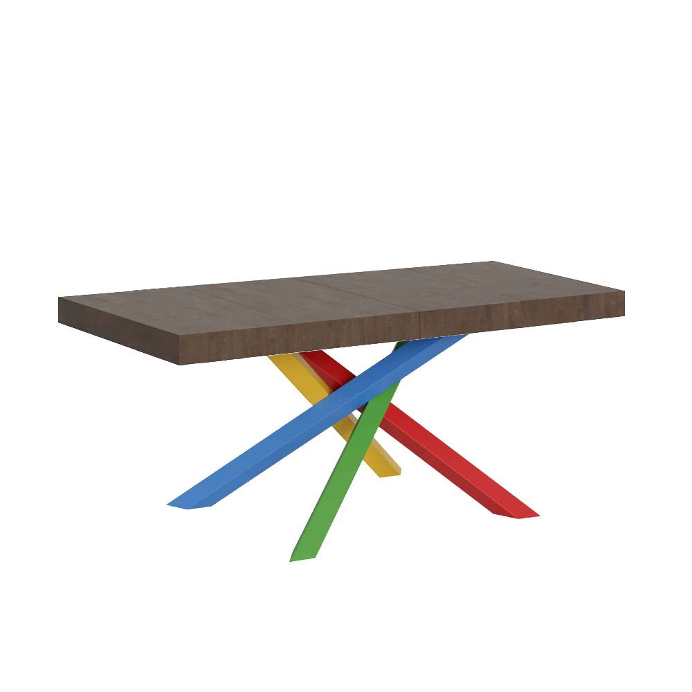 Itamoby Tavolo allungabile 90×140/244 cm Volantis Premium Noce telaio 4/B